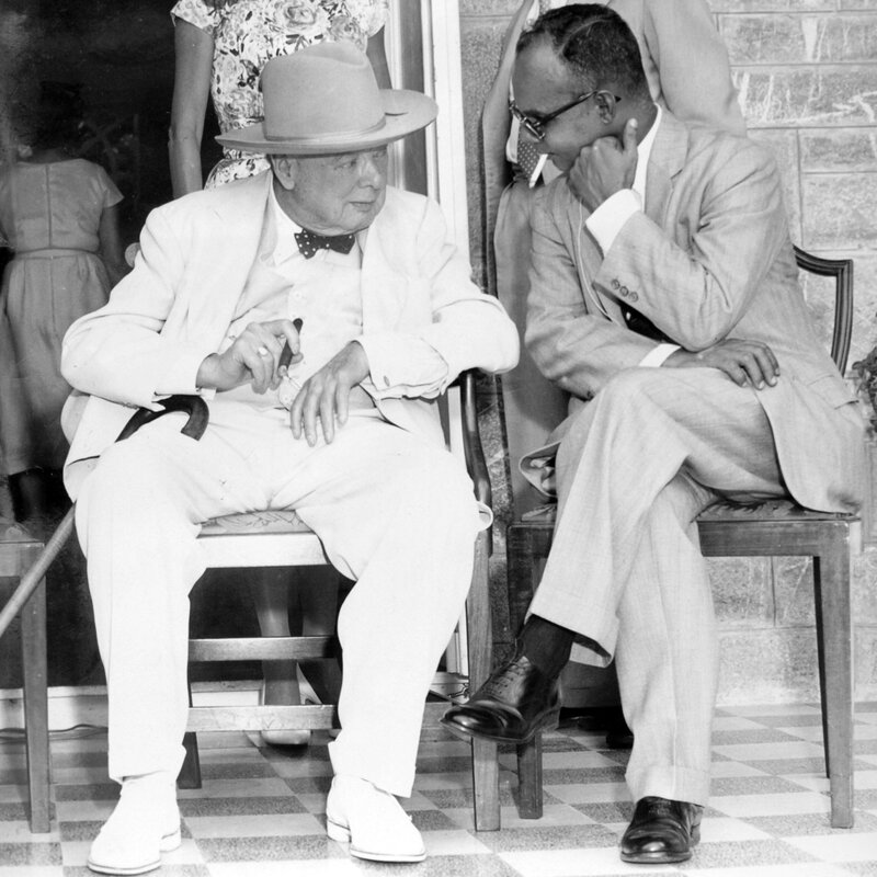 Eric Williams with Winston Churchill of the United Kingdom