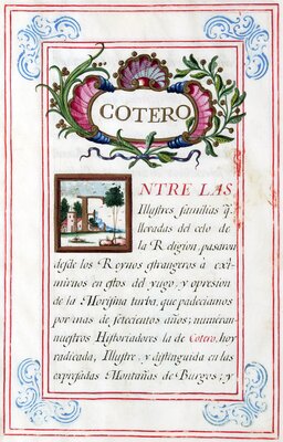 Historia del apellido Cotero