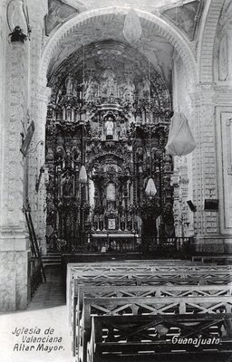Altar Mayor de la Iglesia de Valenciana