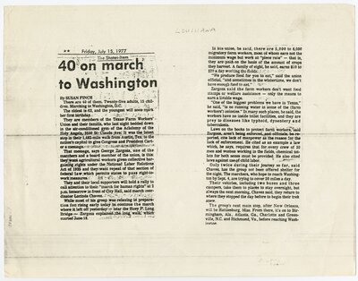 "40 on March to Washington"