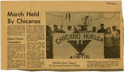 "March Held by Chicanos" 