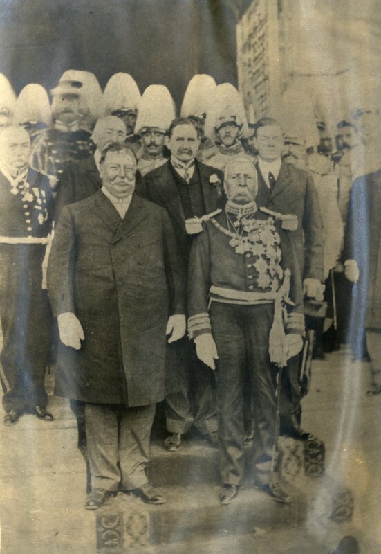 "General Porfirio Díaz and U.S. President William Howard Taft"