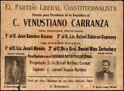 Cartel político carrancista
