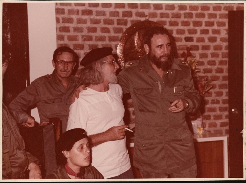 Ernesto Cardenal with Fidel Castro