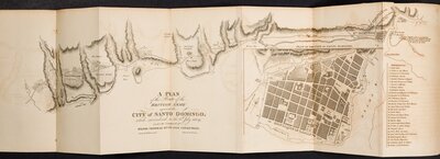 "A Plan of the Route of the British Army against the City of Santo Domingo"