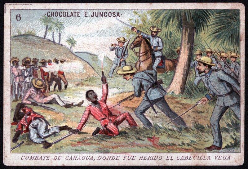"Combate de Canagua, donde fue herido el Cabecilla Vega"